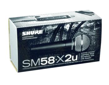 SM58 Vocal Microphone with X2u USB Signal Adapter (SU-SM58-X2U)