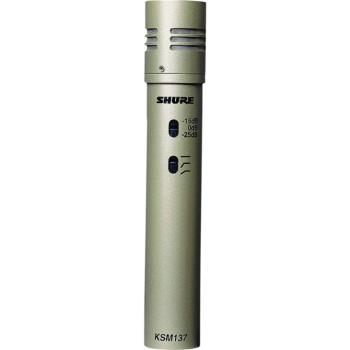 Cardioid Condenser Instrument Microphone  (SU-KSM137/SL)
