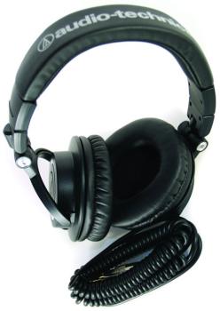 Monitor Headphones with Coiled Cable (AI-ATH-M50)