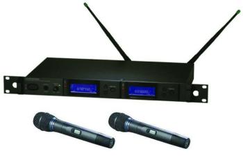 Dual Wireless Handheld Microphone System (AI-AEW-5200)